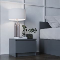 МОРИ ТПМ 400.1 Тумба прикроватная (графит) в Качканаре - kachkanar.mebel24.online | фото