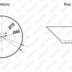 Накладная раковина melana mln-t4006-b1 (синяя) в Качканаре - kachkanar.mebel24.online | фото 2