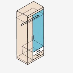 НИКА Н10з Шкаф для одежды в Качканаре - kachkanar.mebel24.online | фото 4