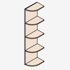 НИКА Н14 Стеллаж в Качканаре - kachkanar.mebel24.online | фото 3