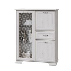 НИКОЛЬ Комод с 1 ст.дв., 2 гл.дв, 1 ящика в Качканаре - kachkanar.mebel24.online | фото