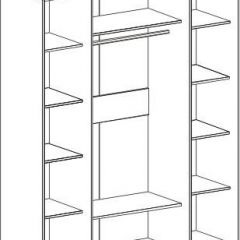 НИКОЛЬ МС Спальный гарнитур в Качканаре - kachkanar.mebel24.online | фото 7