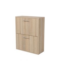 Обувница 2 секции (дуб сонома) в Качканаре - kachkanar.mebel24.online | фото