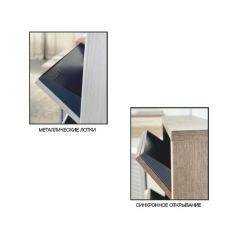 Обувница Комфорт Ф 001 Фасад 3D Жалюзи (3 секции) в Качканаре - kachkanar.mebel24.online | фото 6