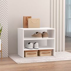 Обувница открытая 550 (ЛДСП белый) в Качканаре - kachkanar.mebel24.online | фото