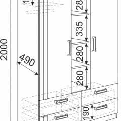 Подростковая Волкер (модульная) в Качканаре - kachkanar.mebel24.online | фото 11