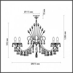 Подвесная люстра Odeon Light Versia 4977/10 в Качканаре - kachkanar.mebel24.online | фото 5
