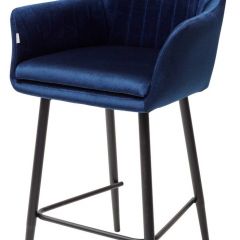 Полубарный стул Роден Blitz 20 Синий, велюр (H=65cm), M-City в Качканаре - kachkanar.mebel24.online | фото