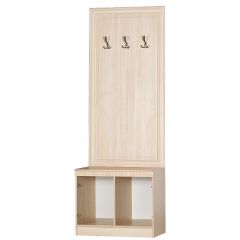 Шкаф для одежды открытый №620 Инна Денвер светлый в Качканаре - kachkanar.mebel24.online | фото 2