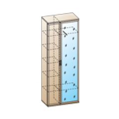Прихожая Карина композиция 1 (Акация Молдау) в Качканаре - kachkanar.mebel24.online | фото 2
