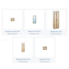 Прихожая Карина композиция 7 (Снежный ясень) в Качканаре - kachkanar.mebel24.online | фото 3