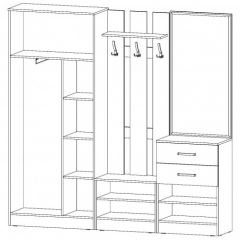 НАОМИ Прихожая в Качканаре - kachkanar.mebel24.online | фото 2