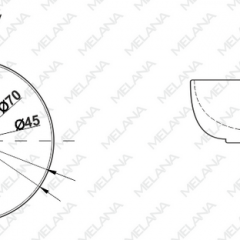 Раковина MELANA MLN-7061 в Качканаре - kachkanar.mebel24.online | фото 2