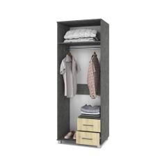 ЕВА Шкаф 2-х дверный Е24 в Качканаре - kachkanar.mebel24.online | фото 8