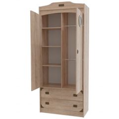 Шкаф 2х ст комб-й Нкм Мираж-1 Сек. №13 + Иллюминатор в Качканаре - kachkanar.mebel24.online | фото 2