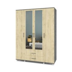 ЕВА Шкаф 4-х дверный Е43 в Качканаре - kachkanar.mebel24.online | фото 7
