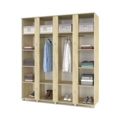 ПАНДОРА Шкаф 4-х дверный П43 в Качканаре - kachkanar.mebel24.online | фото 6