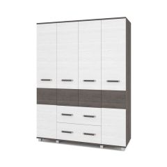 ВИОРА Шкаф 4-х дверный В43 в Качканаре - kachkanar.mebel24.online | фото