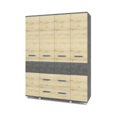 ВИОРА Шкаф 4-х дверный В43 в Качканаре - kachkanar.mebel24.online | фото 5