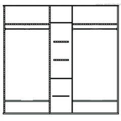 Шкаф для одежды Лика (ММ-137-01/05Б) в Качканаре - kachkanar.mebel24.online | фото 3