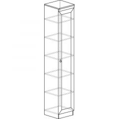 Шкаф для посуды №602 "Инна" Денвер светлый в Качканаре - kachkanar.mebel24.online | фото 3