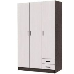 Шкаф распашной Эконом (Венге/Дуб Белфорд) в Качканаре - kachkanar.mebel24.online | фото