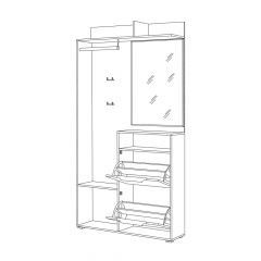 Шкаф комбинированный 10.13 Темпо в Качканаре - kachkanar.mebel24.online | фото 8