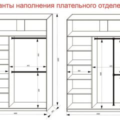 Шкаф-купе 1600 серии SOFT D6+D4+B2+PL2 (2 ящика+1штанга+1 полка) профиль «Капучино» в Качканаре - kachkanar.mebel24.online | фото 9