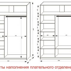 Шкаф-купе 1600 серии SOFT D8+D2+B2+PL4 (2 ящика+F обр.штанга) профиль «Капучино» в Качканаре - kachkanar.mebel24.online | фото 7