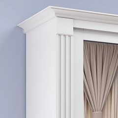 Шкаф-купе 2150 серии NEW CLASSIC K1+K1+K1+B22+PL4 (по 2 ящика лев/прав+F обр.штанга) профиль «Капучино» в Качканаре - kachkanar.mebel24.online | фото 4