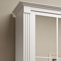 Шкаф-купе 2450 серии NEW CLASSIC K4+K4+K4+B22+PL4 (по 2 ящика лев/прав+F обр.штанга) профиль «Капучино» в Качканаре - kachkanar.mebel24.online | фото 4
