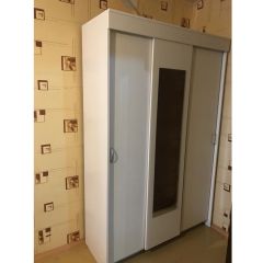 Шкаф-купе Бассо 1300 (Белый) в Качканаре - kachkanar.mebel24.online | фото 3