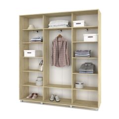 МАРТИН Шкаф-купе с зеркалом Ирландский дуб (2000*450) М402 в Качканаре - kachkanar.mebel24.online | фото 2