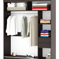 Шкаф-купе Орион 1.8 серия Альянс (Венге) в Качканаре - kachkanar.mebel24.online | фото 2