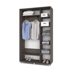 РОЛАНД Шкаф-купе Анкор темный (450*1300) Р431 в Качканаре - kachkanar.mebel24.online | фото 3