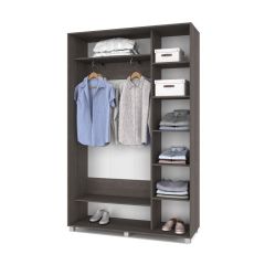 РОЛАНД Шкаф-купе Анкор темный (450*1400) Р441 в Качканаре - kachkanar.mebel24.online | фото 3