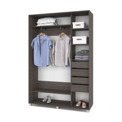 РОЛАНД Шкаф-купе Анкор темный (450*1500) Р451 в Качканаре - kachkanar.mebel24.online | фото 4