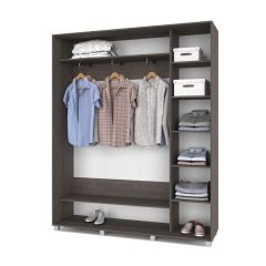 РОЛАНД Шкаф-купе Анкор темный (450*1800) Р481 в Качканаре - kachkanar.mebel24.online | фото 2