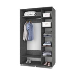 РОЛАНД Шкаф-купе Камень темный (600*1500) Р651 в Качканаре - kachkanar.mebel24.online | фото 2