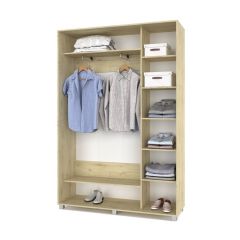 РОЛАНД Шкаф-купе с зеркалами Ирландский дуб (450*1500) Р453 в Качканаре - kachkanar.mebel24.online | фото 3