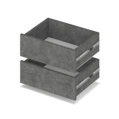 РОЛАНД Шкаф-купе с зеркалами Камень темный (450*1100) Р413 в Качканаре - kachkanar.mebel24.online | фото 4