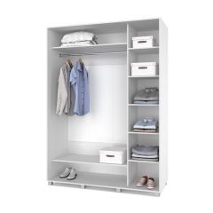 РОЛАНД Шкаф-купе с зеркалом Анкор светлый (600*1700) Р672 в Качканаре - kachkanar.mebel24.online | фото 2