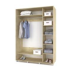 РОЛАНД Шкаф-купе с зеркалом Ирландский дуб (600*1600) Р662 в Качканаре - kachkanar.mebel24.online | фото 2