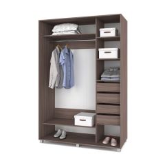 РОЛАНД Шкаф-купе Шимо темный (600*1700) Р671 в Качканаре - kachkanar.mebel24.online | фото 4