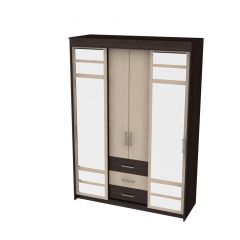 Шкаф-купе комби Юнона (1600) в Качканаре - kachkanar.mebel24.online | фото