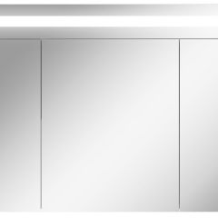 Шкаф-зеркало Аврора 100 с подсветкой LED Домино (DV8012HZ) в Качканаре - kachkanar.mebel24.online | фото