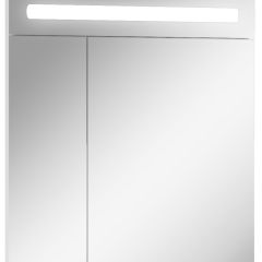 Шкаф-зеркало Аврора 65 с подсветкой LED Домино (DV8006HZ) в Качканаре - kachkanar.mebel24.online | фото 1