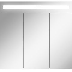 Шкаф-зеркало Аврора 80 с подсветкой LED Домино (DV8009HZ) в Качканаре - kachkanar.mebel24.online | фото 4