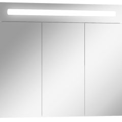 Шкаф-зеркало Аврора 80 с подсветкой LED Домино (DV8009HZ) в Качканаре - kachkanar.mebel24.online | фото 1