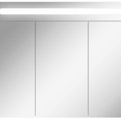 Шкаф-зеркало Аврора 85 с подсветкой LED Домино (DV8010HZ) в Качканаре - kachkanar.mebel24.online | фото 4